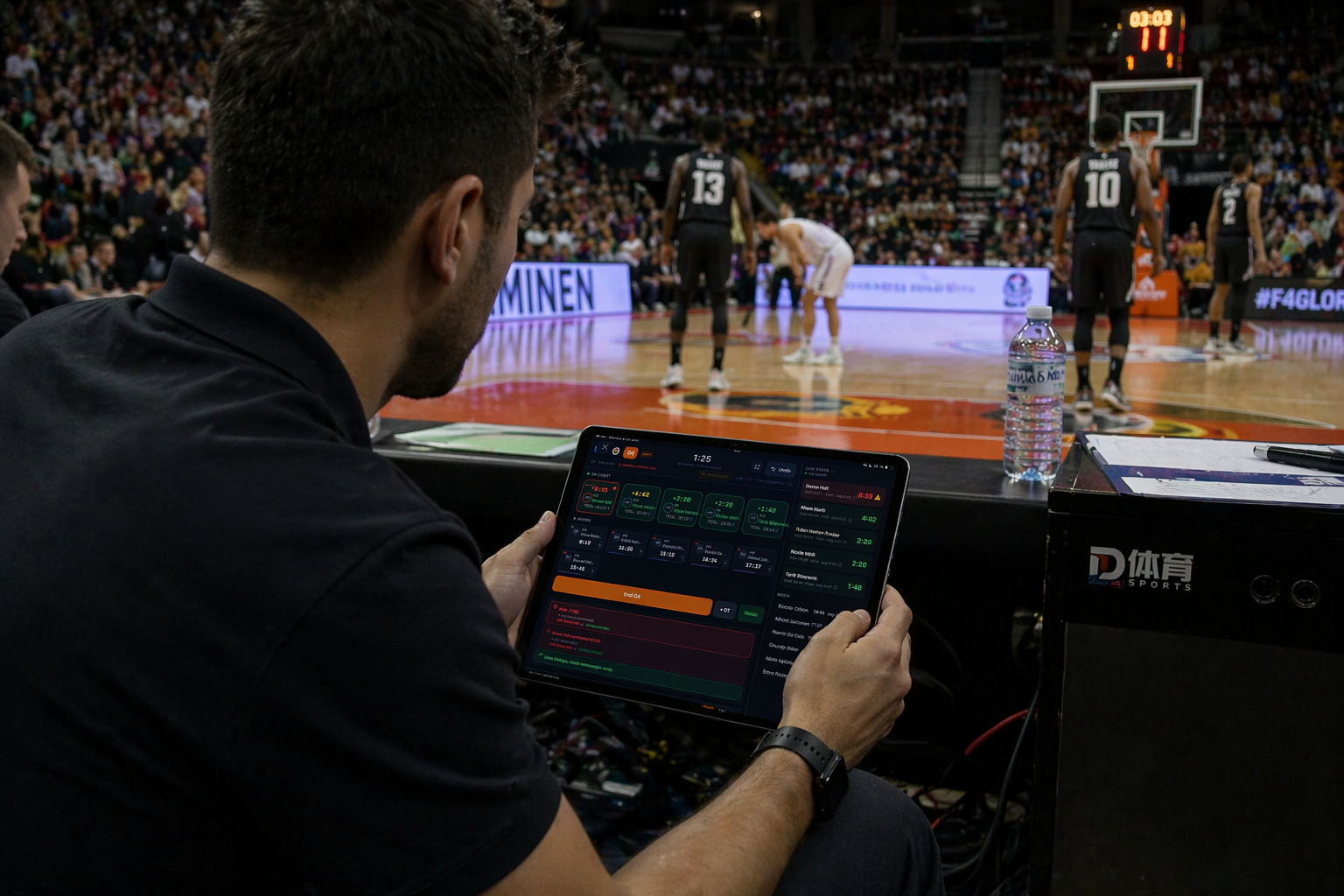MyCourtFlow — Basketball rotation & load management